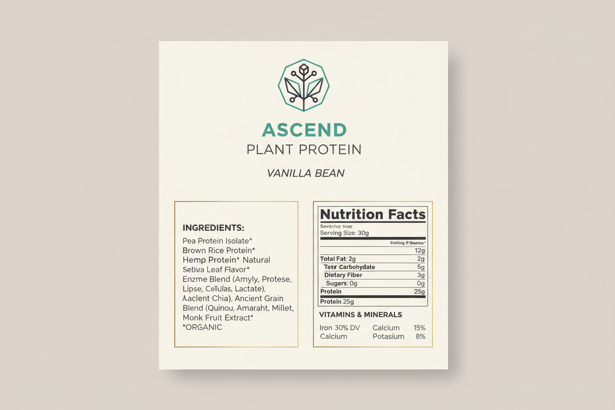 How to read a protein powder ingredient label