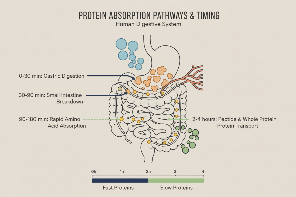 Why not all protein is absorbed the same way