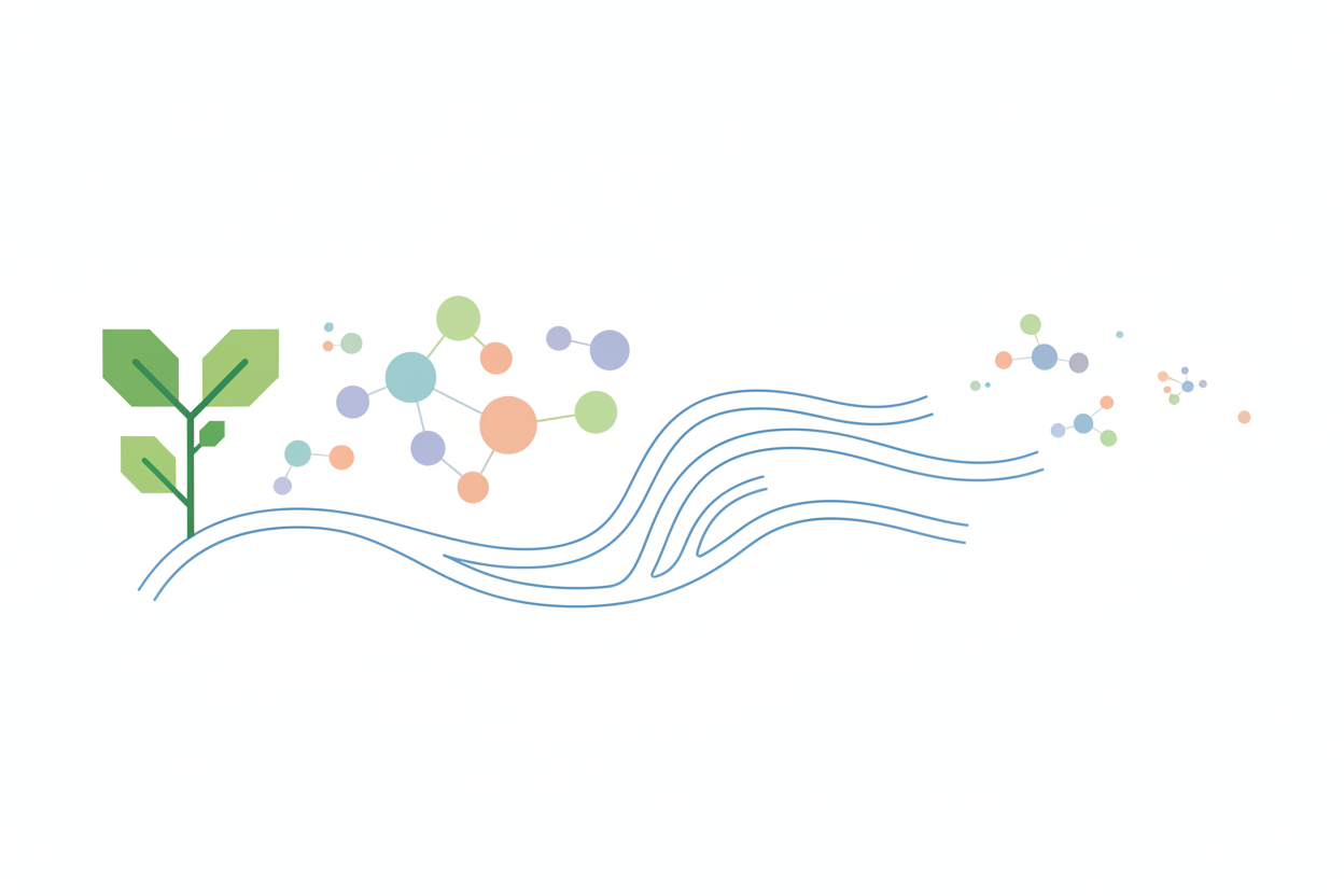 illustration showing plant protein utilization and amino acid flow