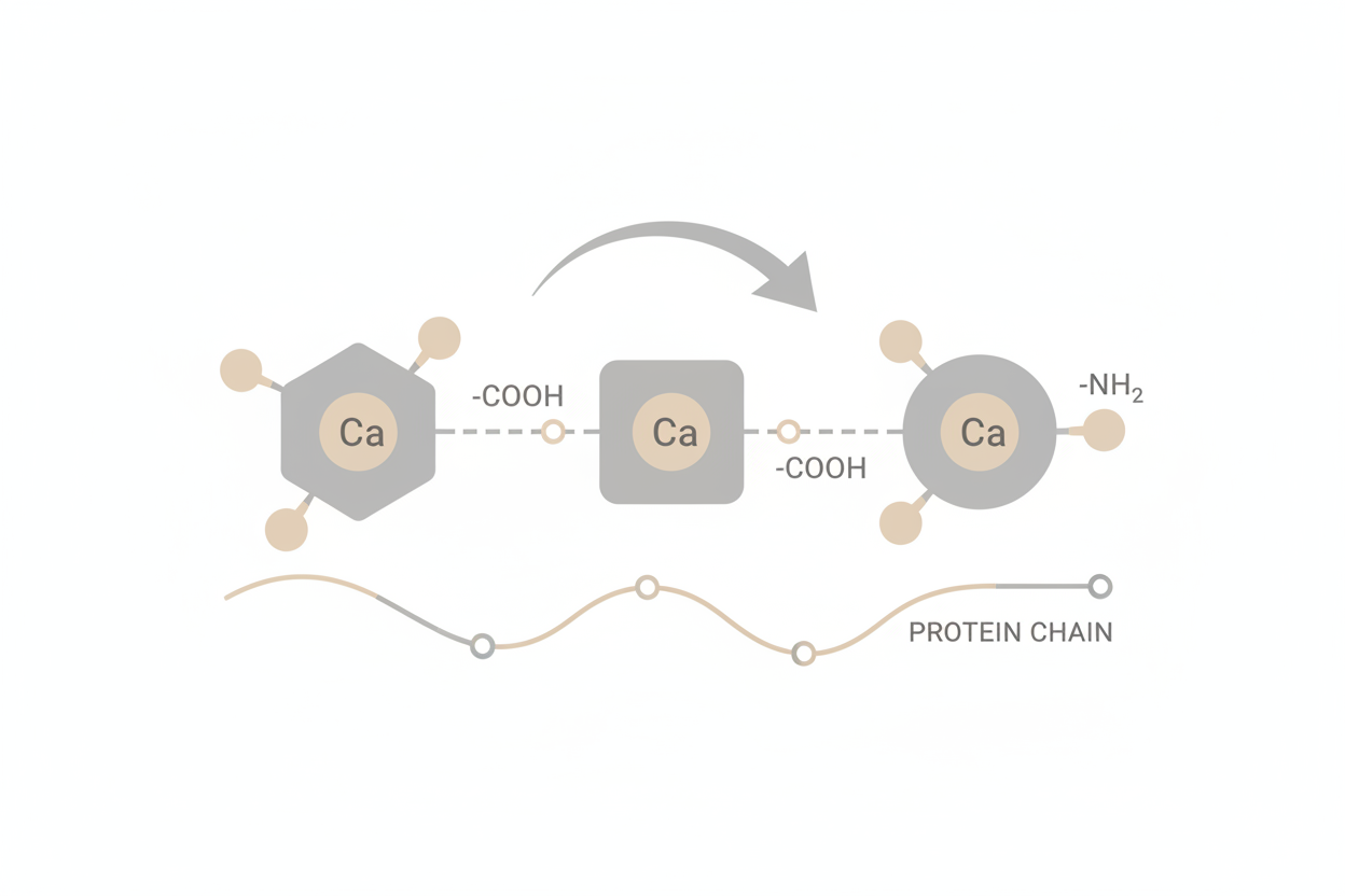 Simple illustration explaining amino acids without technical language