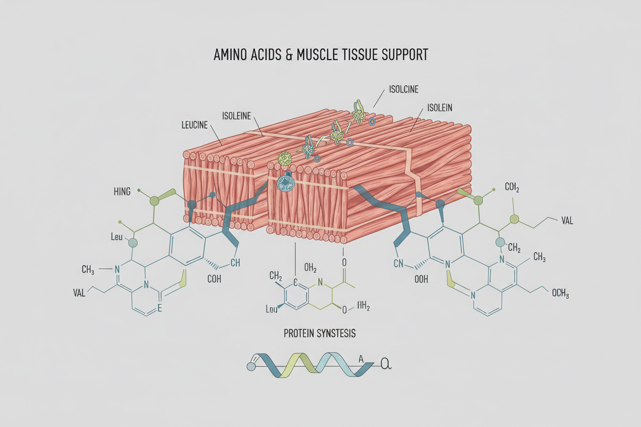 Leucine and its role in muscle protein synthesis