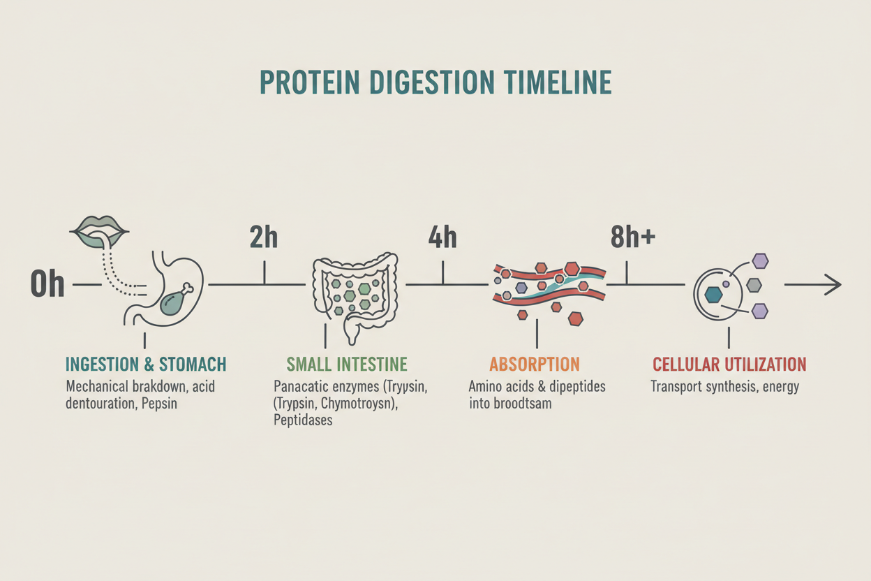 How long protein takes to digest