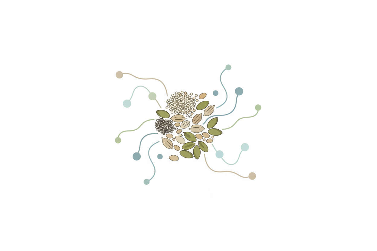 illustration showing plant protein understanding without claims