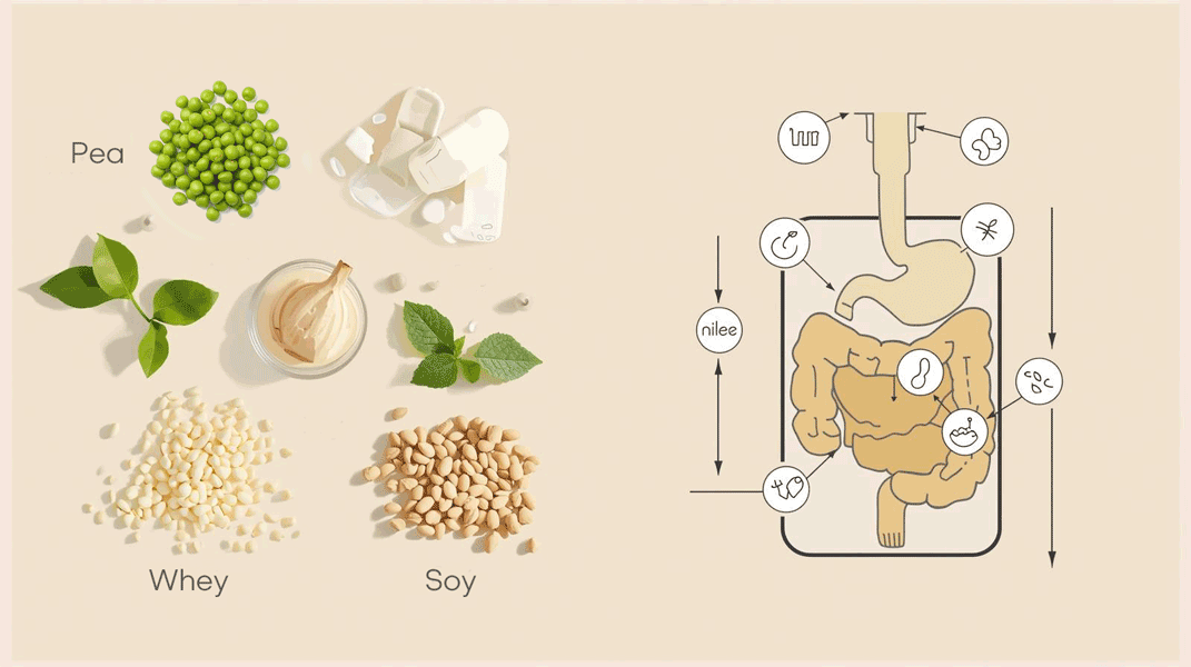 Protein powder ingredient quality and digestibility